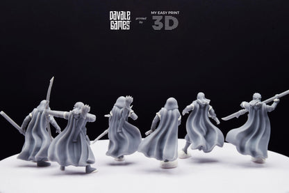 Wandering Bloody Elf - Davale Games - 3D Printed with high quality resin for LOTR/D&D games