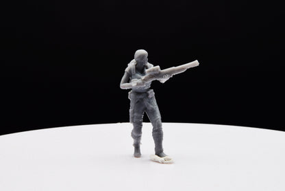 Gears Of War COG Kait Diaz Ot Miniature - TheSTLSmith - 3D Printed with high quality resin for Skirmish/D&D games