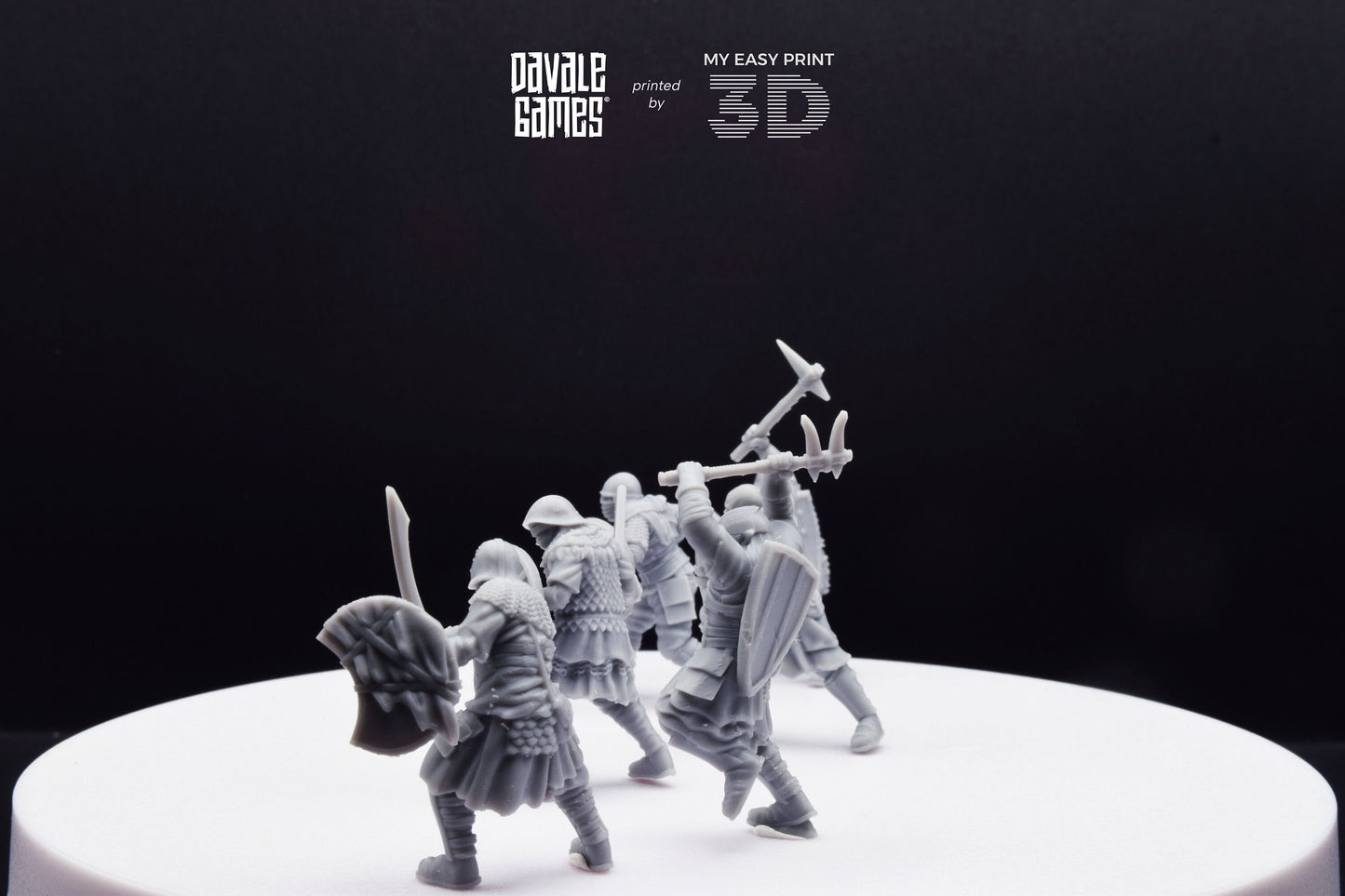 New Regular Orcs with Sword and Shield - Davale Games - 3D Printed with high quality resin for LOTR/D&D games