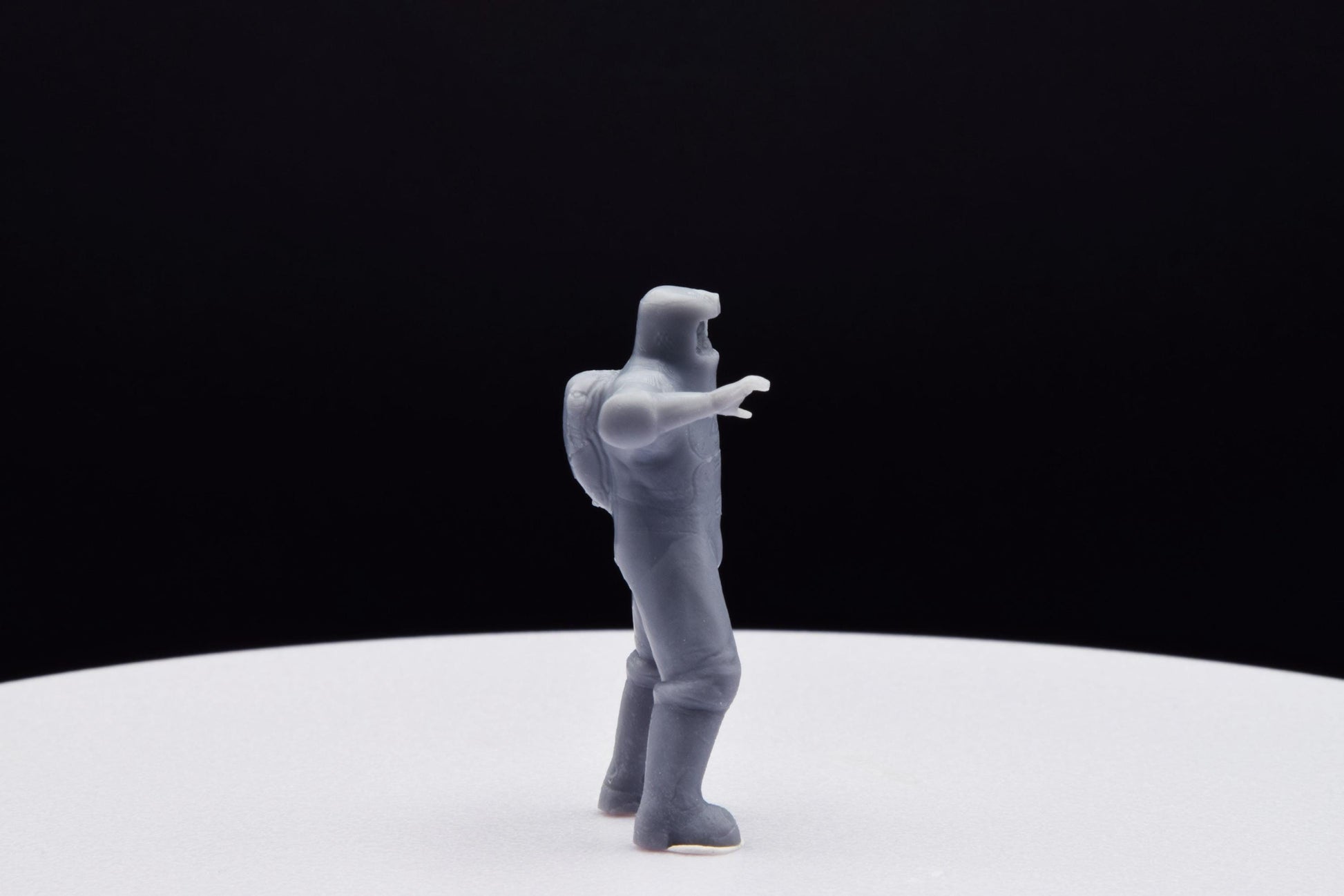 Doom Zombie Hazmat Miniature - Fanmade - TheSTLSmith - 3D Printed with high quality resin for Skirmish/D&D games