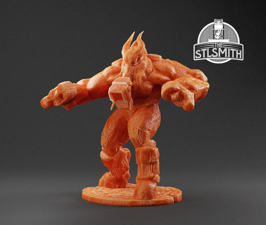 Doom Bruiser [3] Miniature - Fanmade - TheSTLSmith - 3D Printed with high quality resin for Skirmish/D&D games
