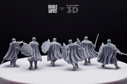 Black High Human - Davale Games - 3D Printed with high quality resin for LOTR/D&D games