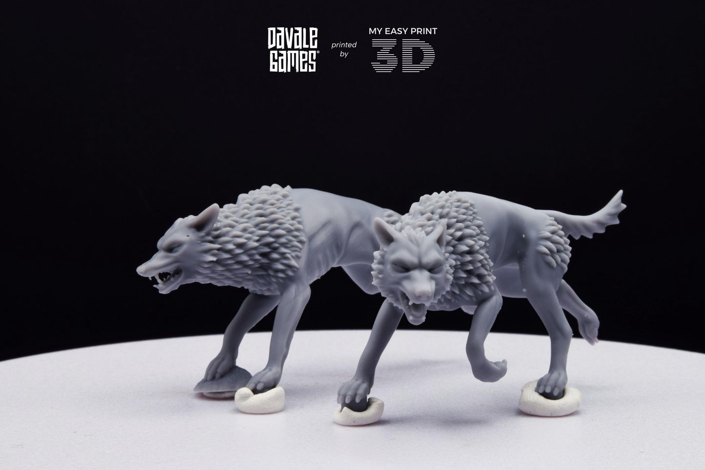 Savage Warg - Super Orcs - Davale Games - 3D Printed with high quality resin for LOTR/D&D games