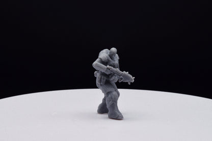 Gears Of War Garron Paduk Ot Miniature - TheSTLSmith - 3D Printed with high quality resin for Skirmish/D&D games