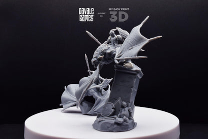 Bat Riders - Goblins of the cave - Davale Games - 3D Printed with high quality resin for LOTR/D&D games