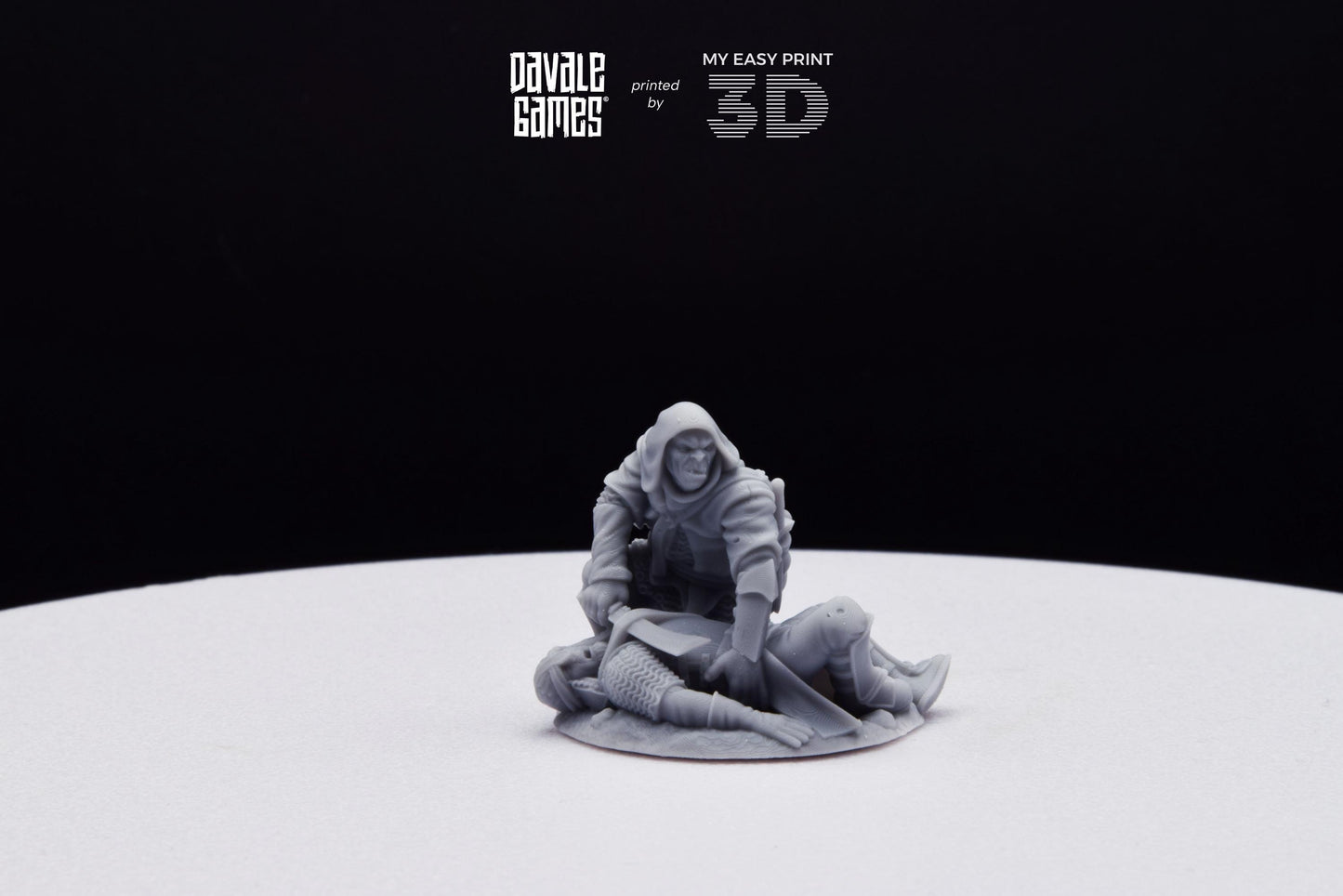 Orc Thief - Davale Games - 3D Printed with high quality resin for LOTR/D&D games