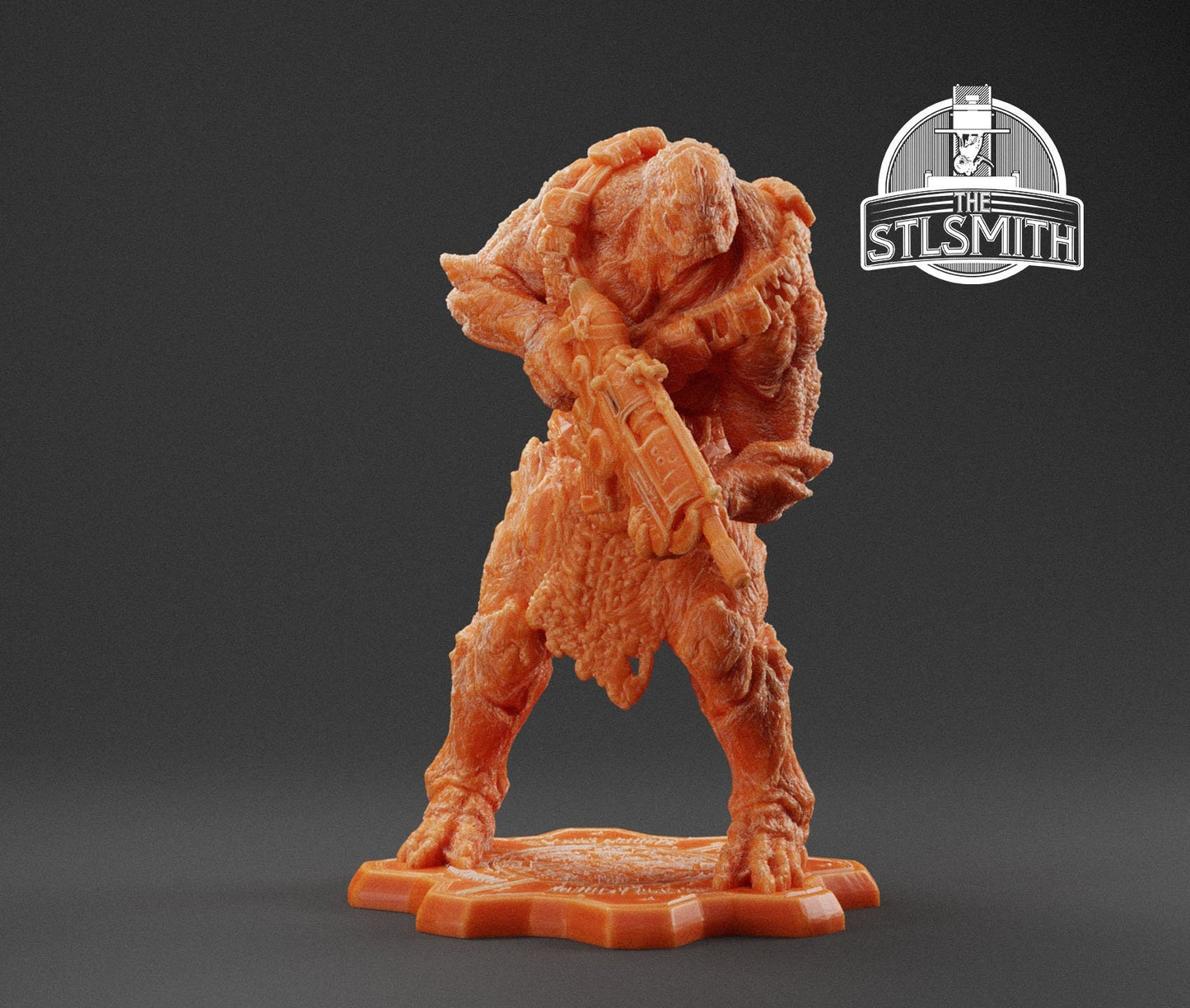 Gears Of War Swarm Drone Rifle [4] Miniature - TheSTLSmith - 3D Printed with high quality resin for Skirmish/D&D games