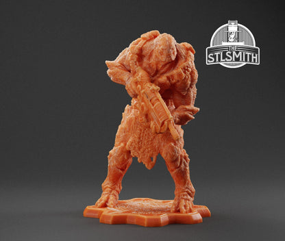Gears Of War Swarm Drone Rifle [4] Miniature - TheSTLSmith - 3D Printed with high quality resin for Skirmish/D&D games
