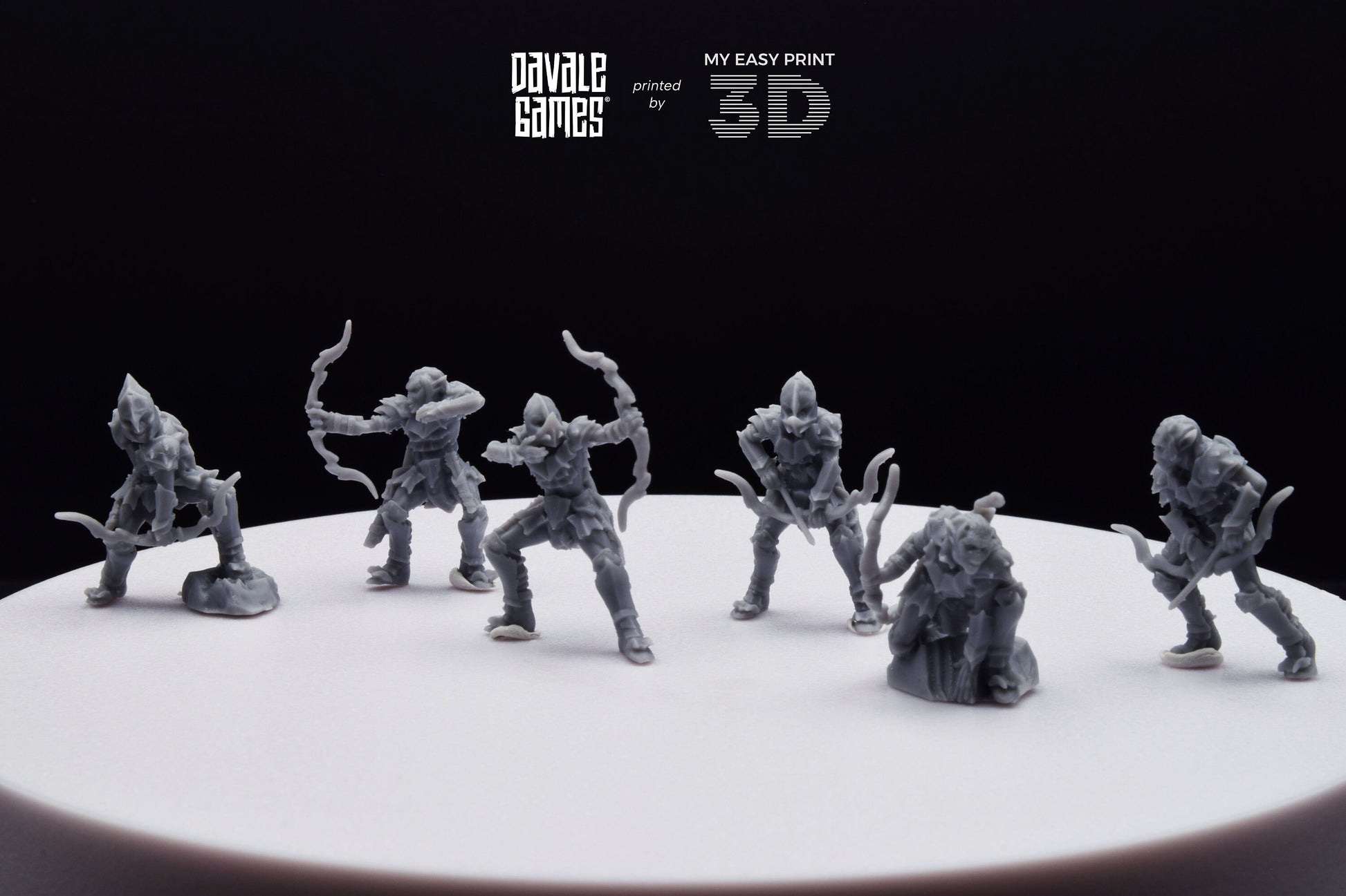 Goblin with Bow - Davale Games - 3D Printed with high quality resin for LOTR/D&D games