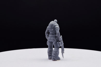 Gears Of War Adam Fenix Soldier Ot Miniature - TheSTLSmith - 3D Printed with high quality resin for Skirmish/D&D games