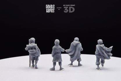 Halfmen Fellow - Davale Games - 3D Printed with high quality resin for LOTR/D&D games