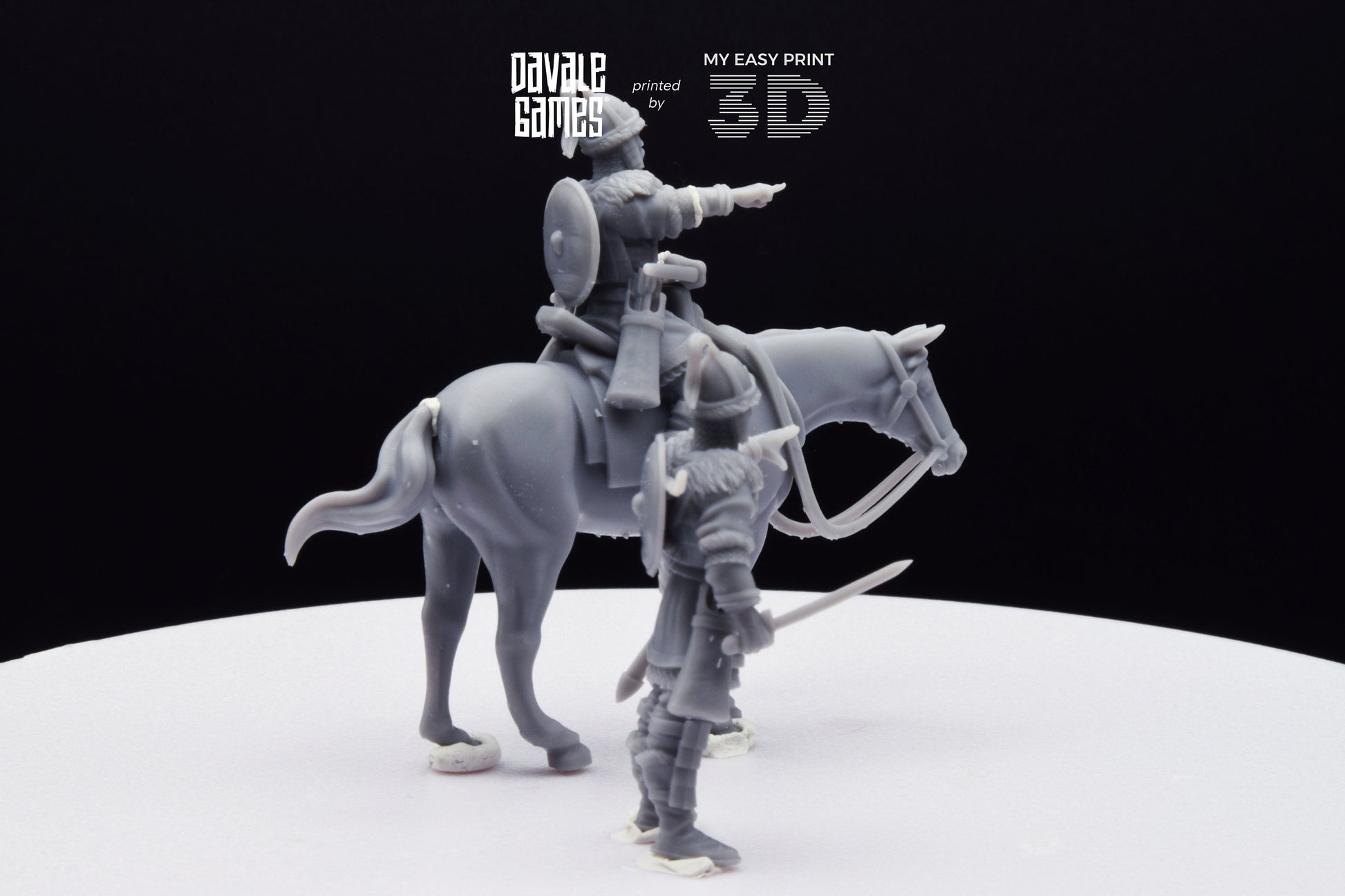 Attila the Hun - Battle of The Catalaunian Plains - Foot and Mounted - Davale Games - Historical games - 3D Printed with high quality resin