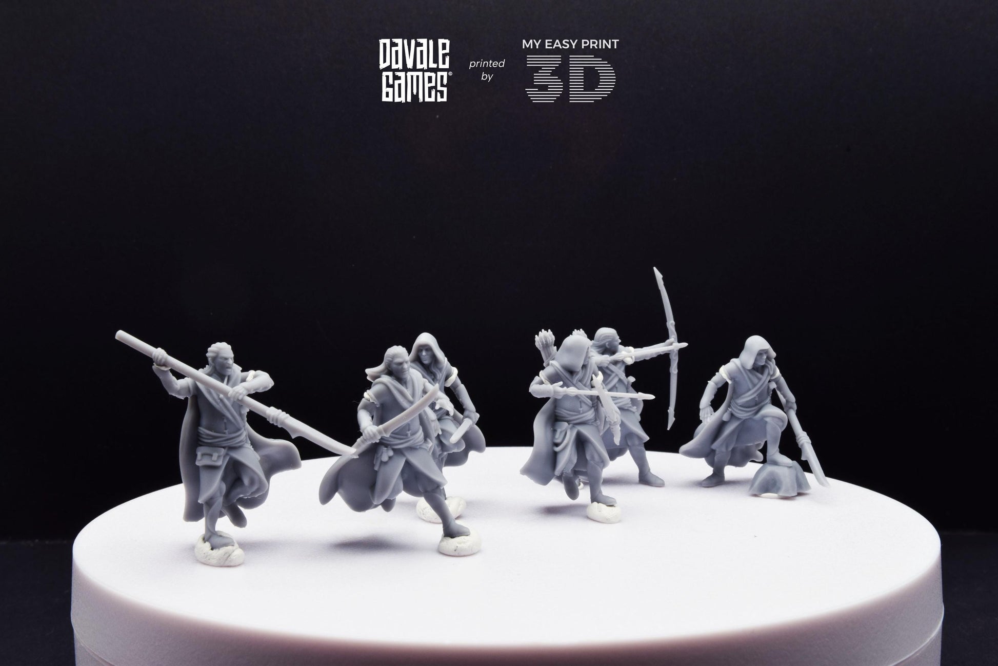Wandering Bloody Elf - Davale Games - 3D Printed with high quality resin for LOTR/D&D games