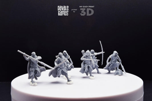 Wandering Bloody Elf - Davale Games - 3D Printed with high quality resin for LOTR/D&D games
