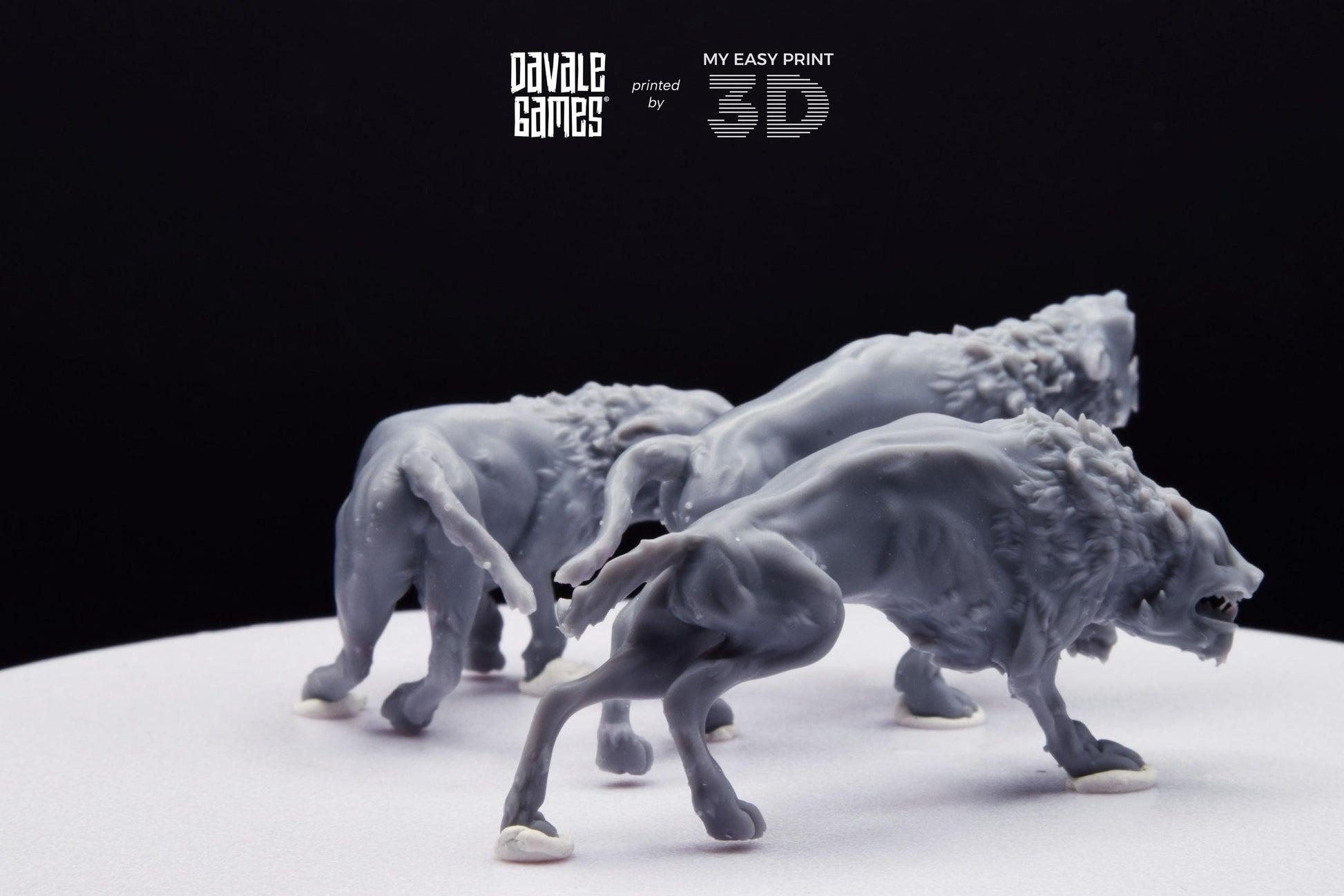 Savage Warg - Goblins of the Cave - Davale Games - 3D Printed with high quality resin for LOTR/D&D games