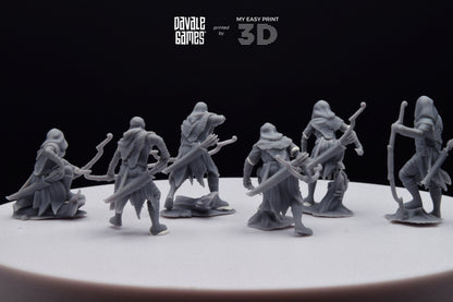 Forest Scout Elf - Davale Games - 3D Printed with high quality resin for LOTR/D&D games