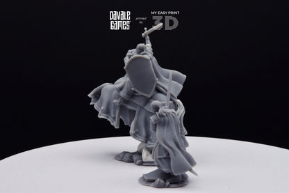 High Human King Reboot - Foot and Mounted - Davale Games - 3D Printed with high quality resin for LOTR/D&D games