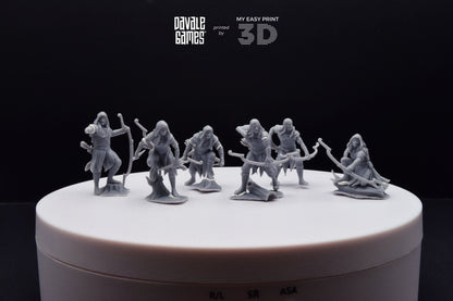Forest Scout Elf - Davale Games - 3D Printed with high quality resin for LOTR/D&D games