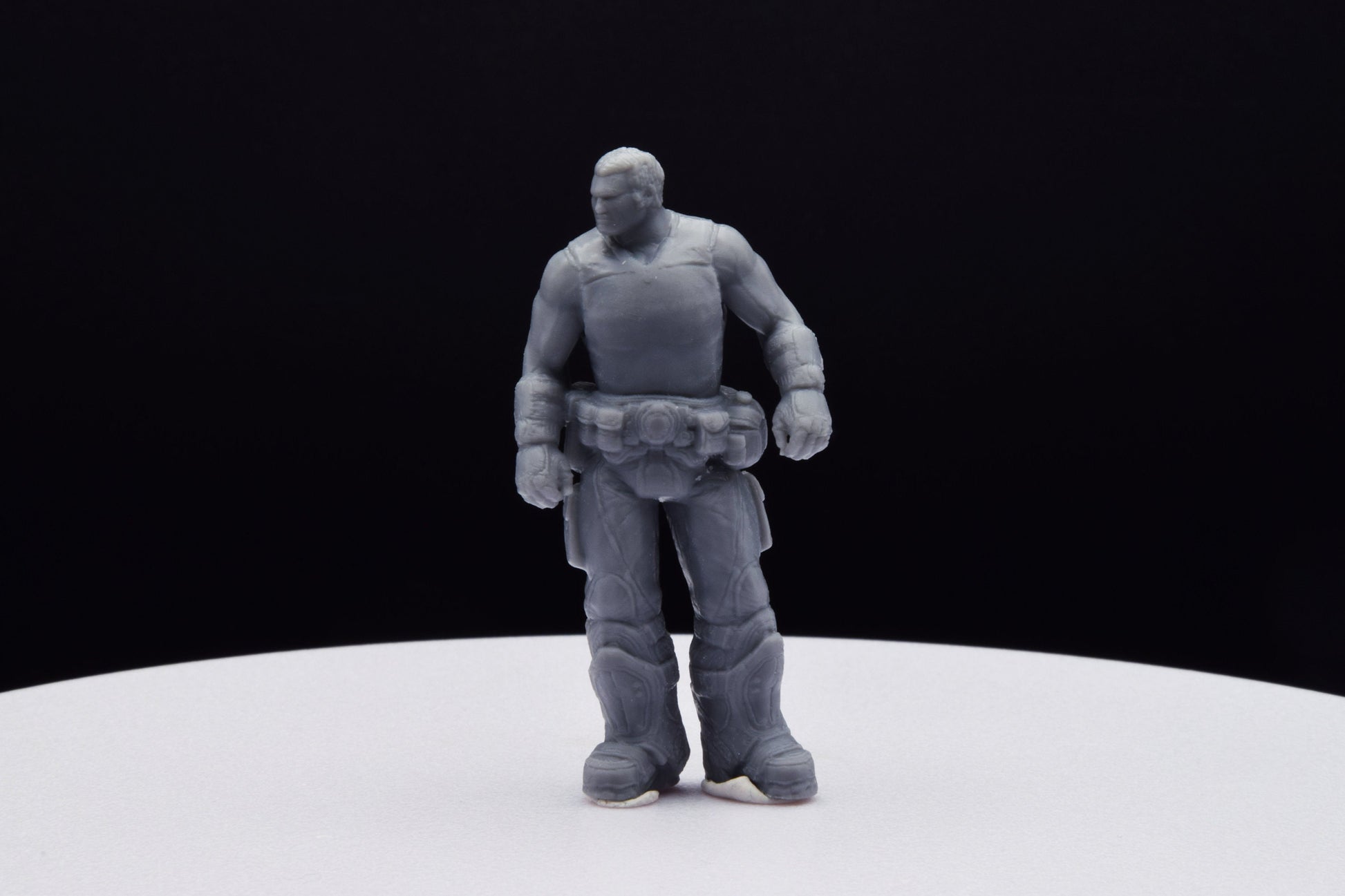 Gears Of War Marcus Fenix Casual Ot Miniature - TheSTLSmith - 3D Printed with high quality resin for Skirmish/D&D games