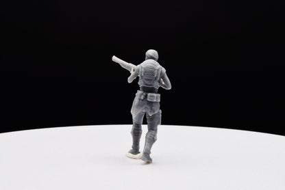 Gears Of War COG Kait Diaz Ot Miniature - TheSTLSmith - 3D Printed with high quality resin for Skirmish/D&D games