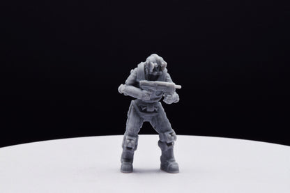 Gears Of War DeeBee Shepherd Miniature - TheSTLSmith - 3D Printed with high quality resin for Skirmish/D&D games