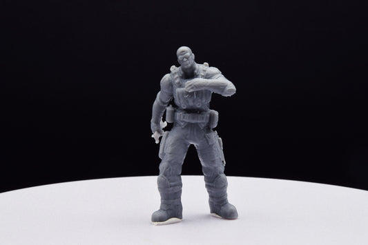 Gears Of War Damon Baird Mechanic Ot Miniature - TheSTLSmith - 3D Printed with high quality resin for Skirmish/D&D games