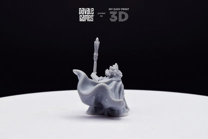 Bloody Storm Wizard - Davale Games - 3D Printed with high quality resin for LOTR/D&D games