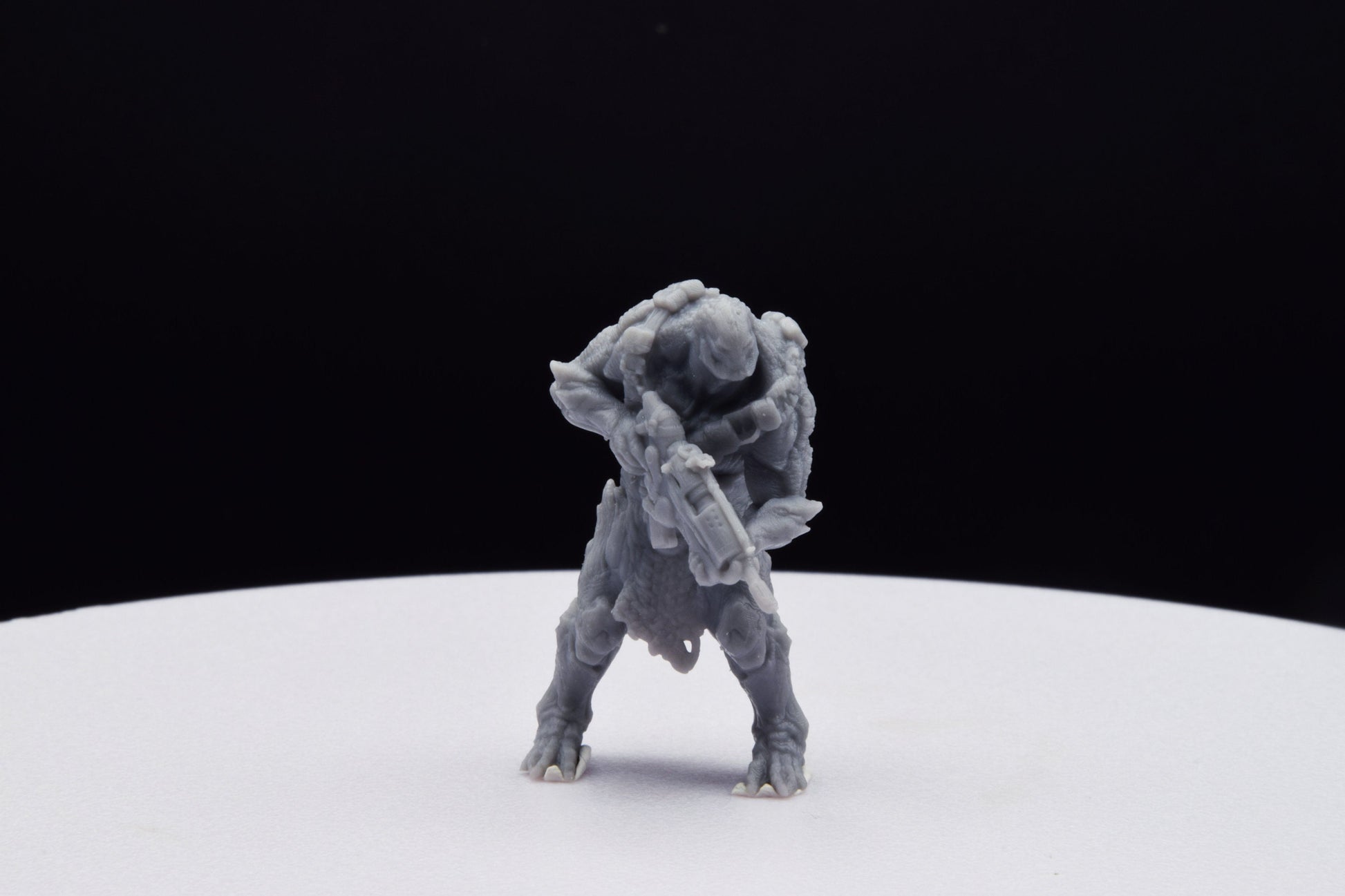 Gears Of War Swarm Drone Rifle [4] Miniature - TheSTLSmith - 3D Printed with high quality resin for Skirmish/D&D games