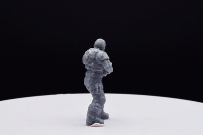 Gears Of War COG Soldier Winter Male Miniature - TheSTLSmith - 3D Printed with high quality resin for Skirmish/D&D games