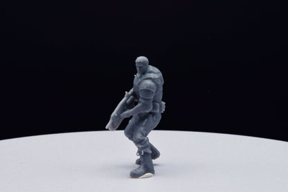 Gears Of War COG JD Fenix Ot Miniature - TheSTLSmith - 3D Printed with high quality resin for Skirmish/D&D games