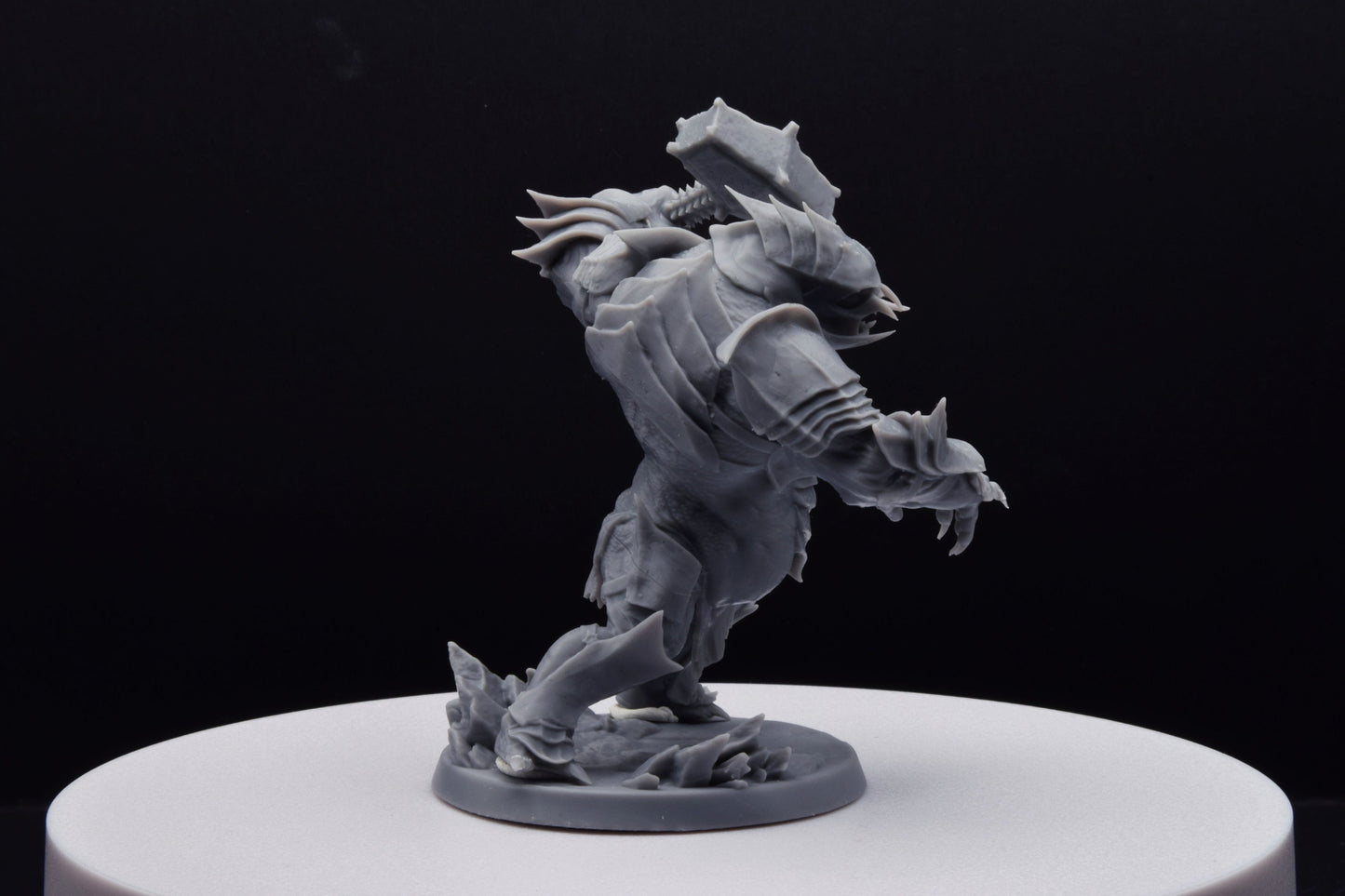Armoured/No Armored Troll pose 01/02/03 - Mini Monster Mayhem - 3D Printed with high quality resin for LOTR/D&D games