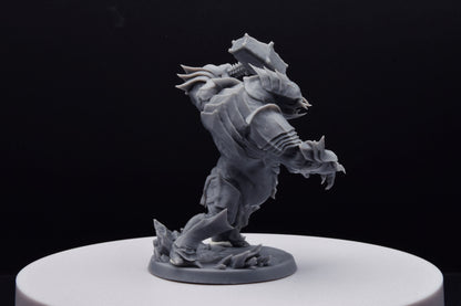 Armoured/No Armored Troll pose 01/02/03 - Mini Monster Mayhem - 3D Printed with high quality resin for LOTR/D&D games