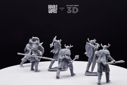 Warriors of Khalüm - Dead City - Davale Games - 3D Printed with high quality resin for LOTR/D&D games
