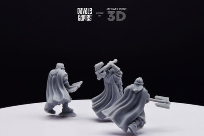 Kalak Dwarf King Guard - Davale Games - 3D Printed with high quality resin for LOTR/D&D games