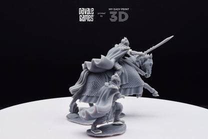 Lord of Dragons - Foot and Mounted - Davale Games - 3D Printed with high quality resin for LOTR/D&D games