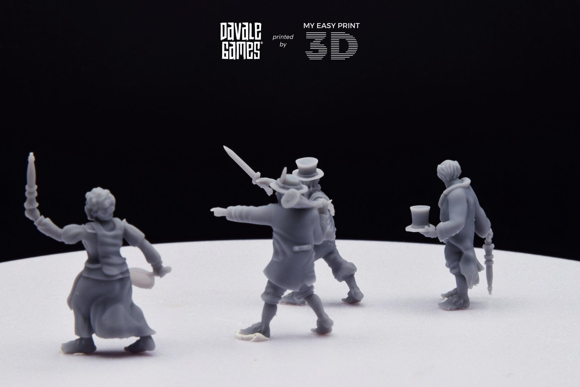 Halfmen Oficial - Davale Games - 3D Printed with high quality resin for LOTR/D&D games