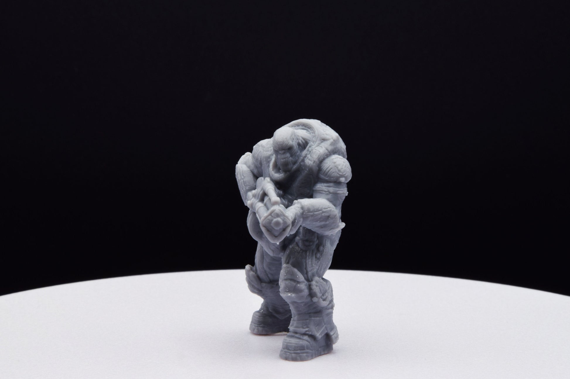 Gears Of War Boomer Ot Miniature - TheSTLSmith - 3D Printed with high quality resin for Skirmish/D&D games