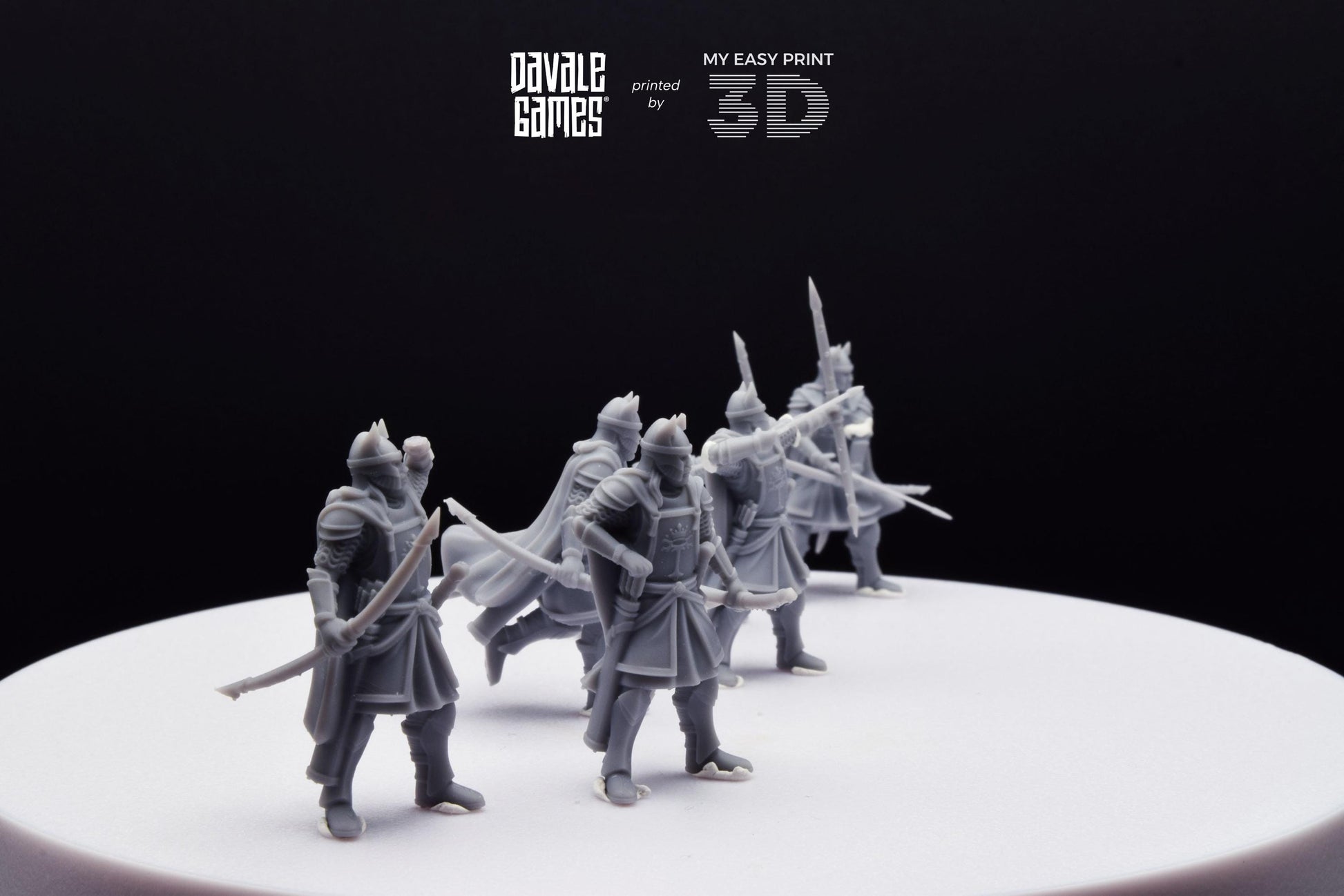 High Human Archer - Davale Games - 3D Printed with high quality resin for LOTR/D&D games