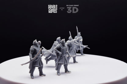 High Human Archer - Davale Games - 3D Printed with high quality resin for LOTR/D&D games