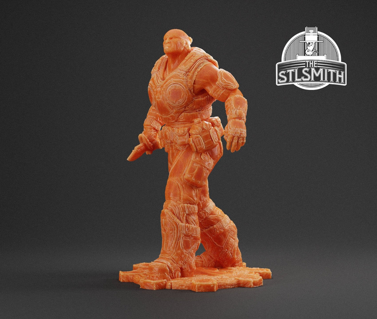 Gears Of War Marcus Fenix Summer Ot Miniature - TheSTLSmith - 3D Printed with high quality resin for Skirmish/D&D games