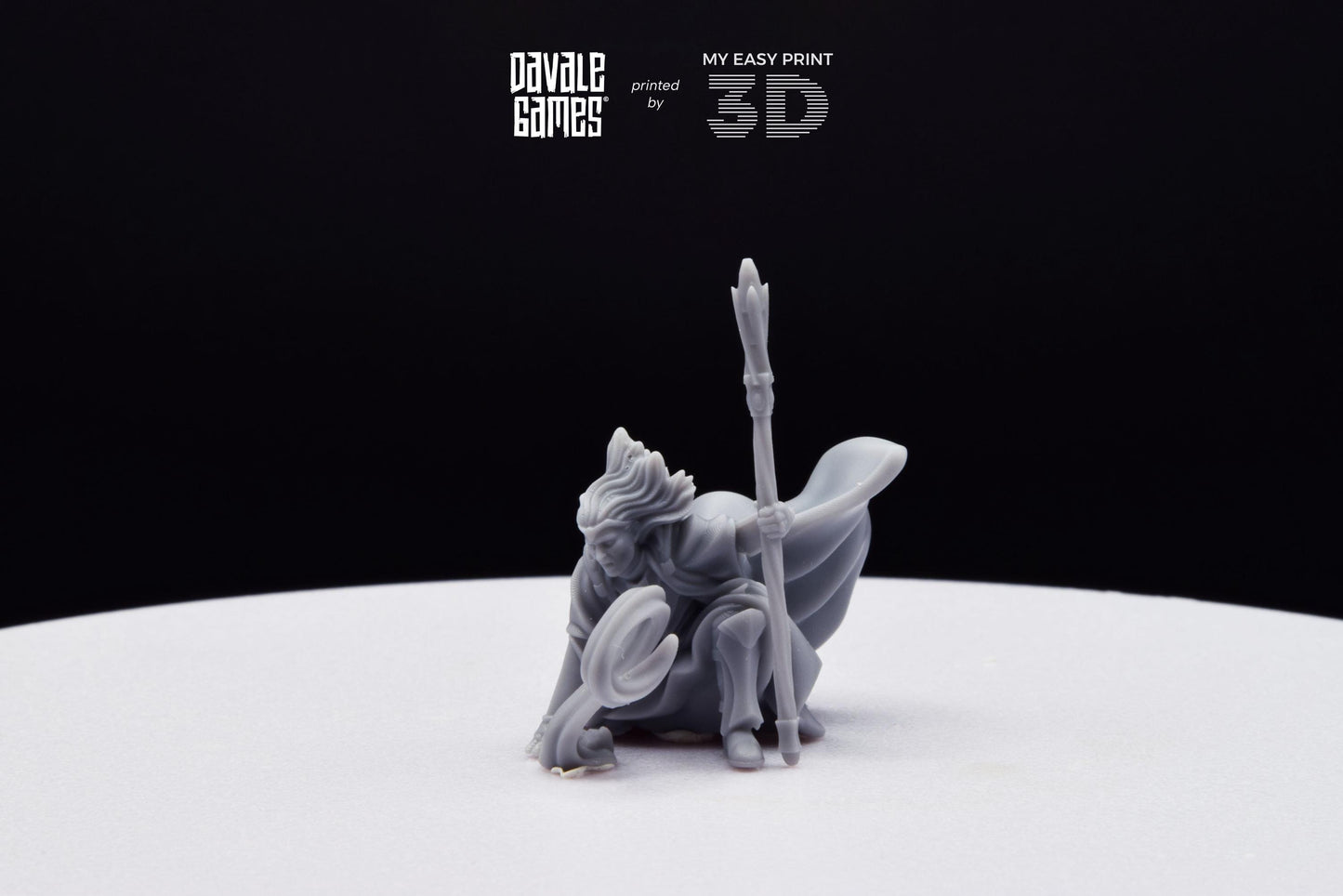 Bloody Storm Wizard - Davale Games - 3D Printed with high quality resin for LOTR/D&D games