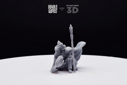 Bloody Storm Wizard - Davale Games - 3D Printed with high quality resin for LOTR/D&D games