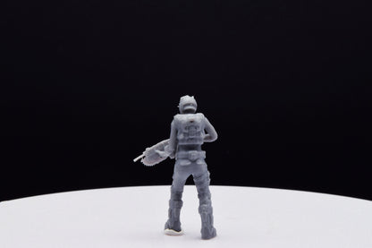 Gears Of War COG Summer Female Miniature - TheSTLSmith - 3D Printed with high quality resin for Skirmish/D&D games