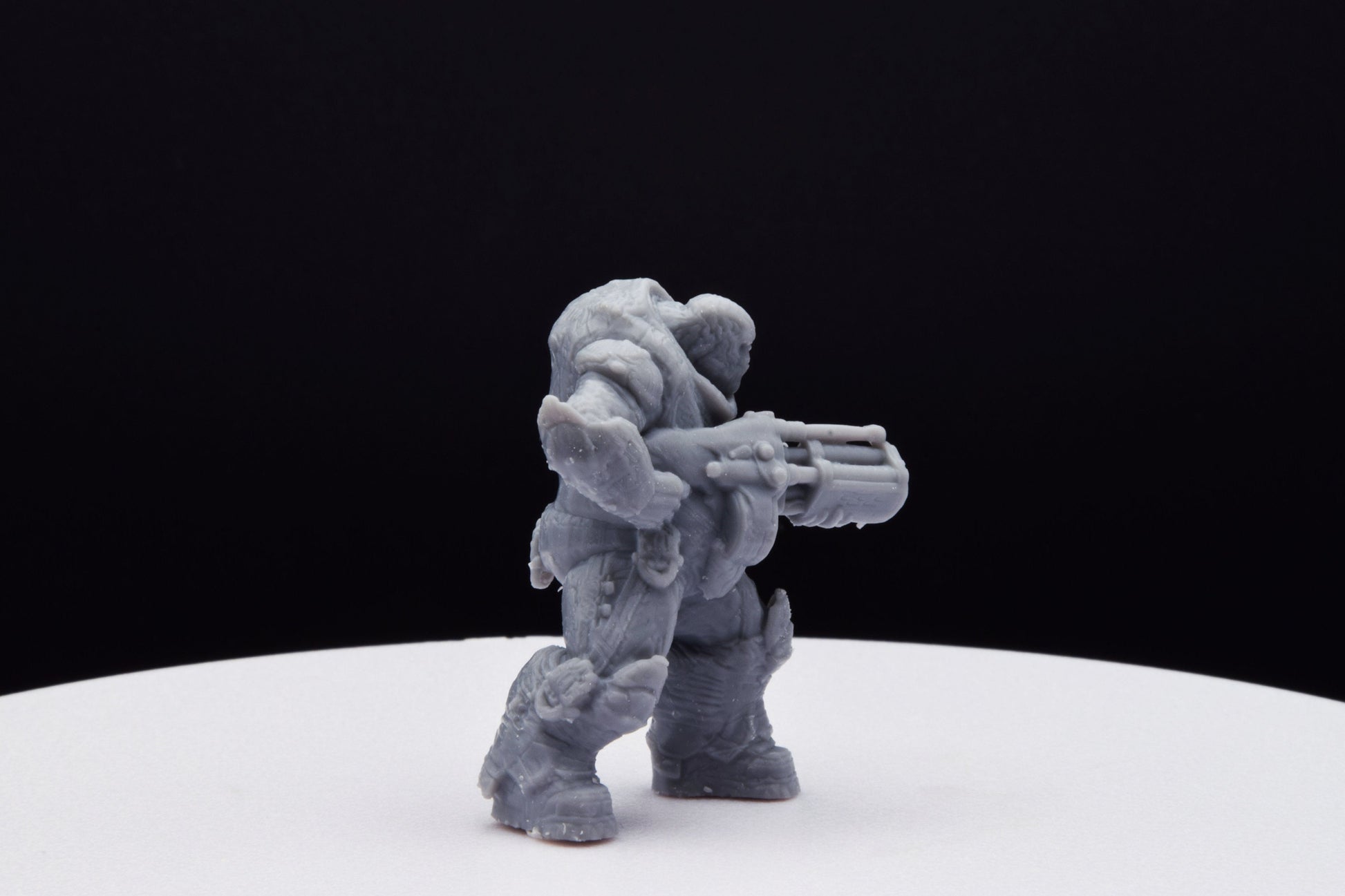 Gears Of War Boomer Ot Miniature - TheSTLSmith - 3D Printed with high quality resin for Skirmish/D&D games