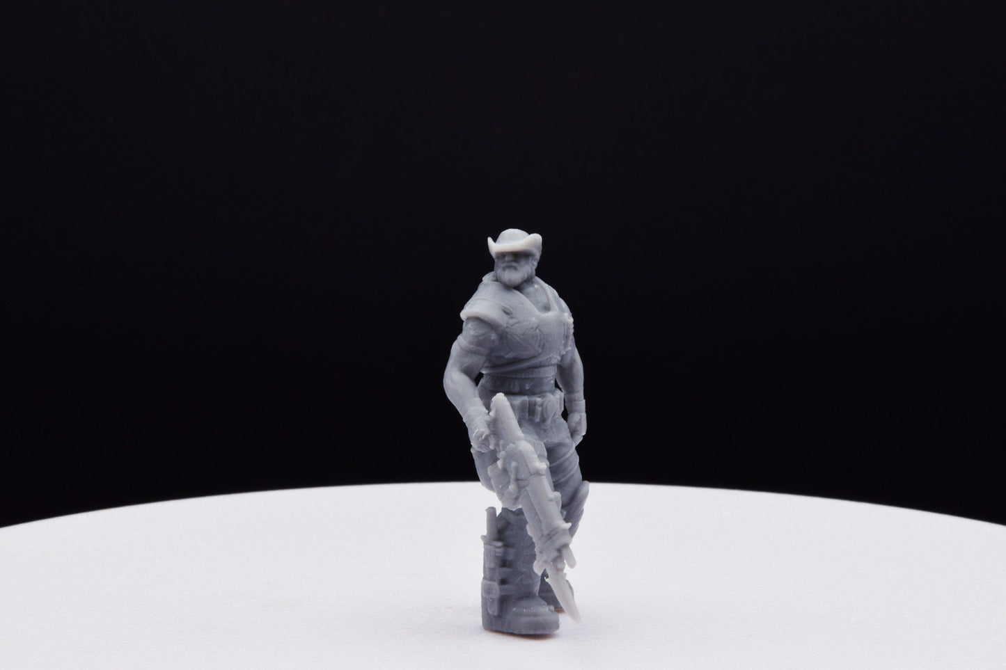 Gears Of War Dizzy Wallin Winter Ot Miniature - TheSTLSmith - 3D Printed with high quality resin for Skirmish/D&D games