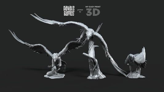 Eagles - Davale Games - 3D Printed with high quality resin for LOTR/D&D games