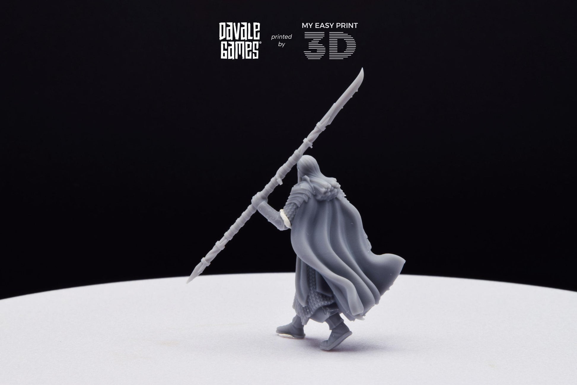 Wood Elf Captain - Davale Games - 3D Printed with high quality resin for LOTR/D&D games