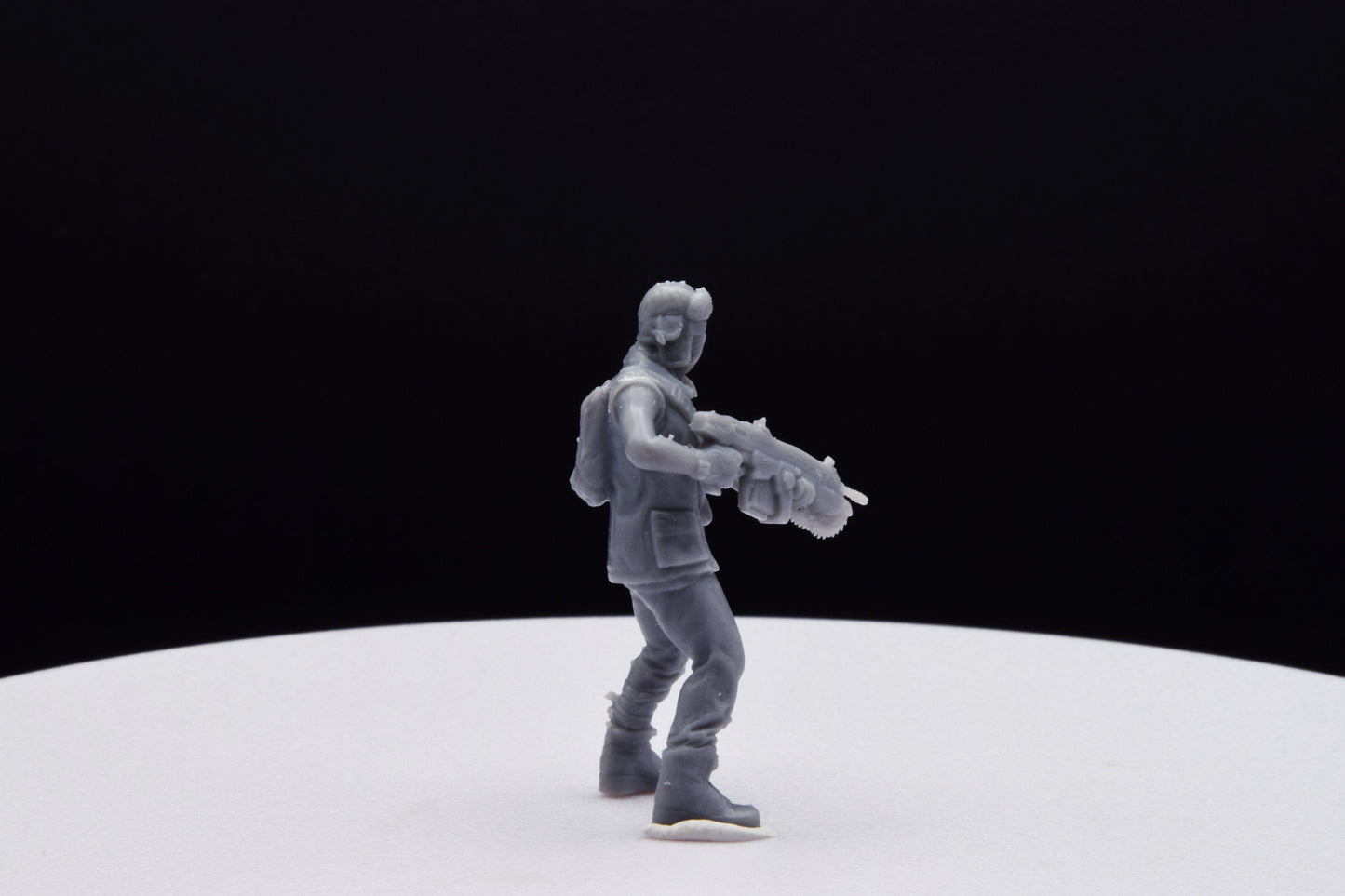 Gears Of War Gary Carmine Miniature - TheSTLSmith - 3D Printed with high quality resin for Skirmish/D&D games