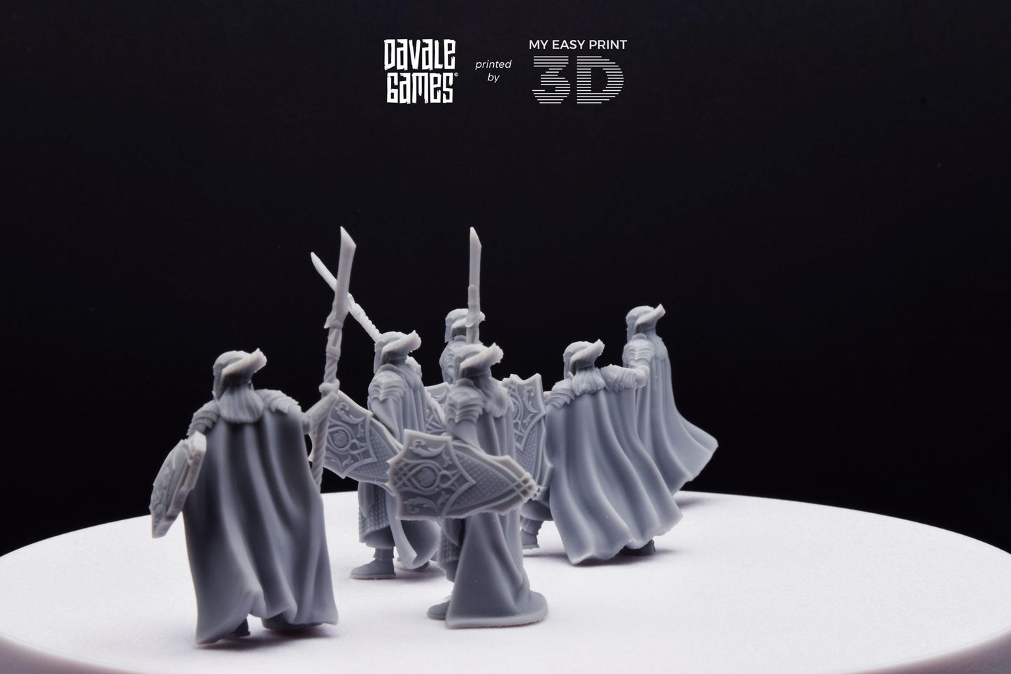 Wood Elf King Guard - Davale Games - 3D Printed with high quality resin for LOTR/D&D games