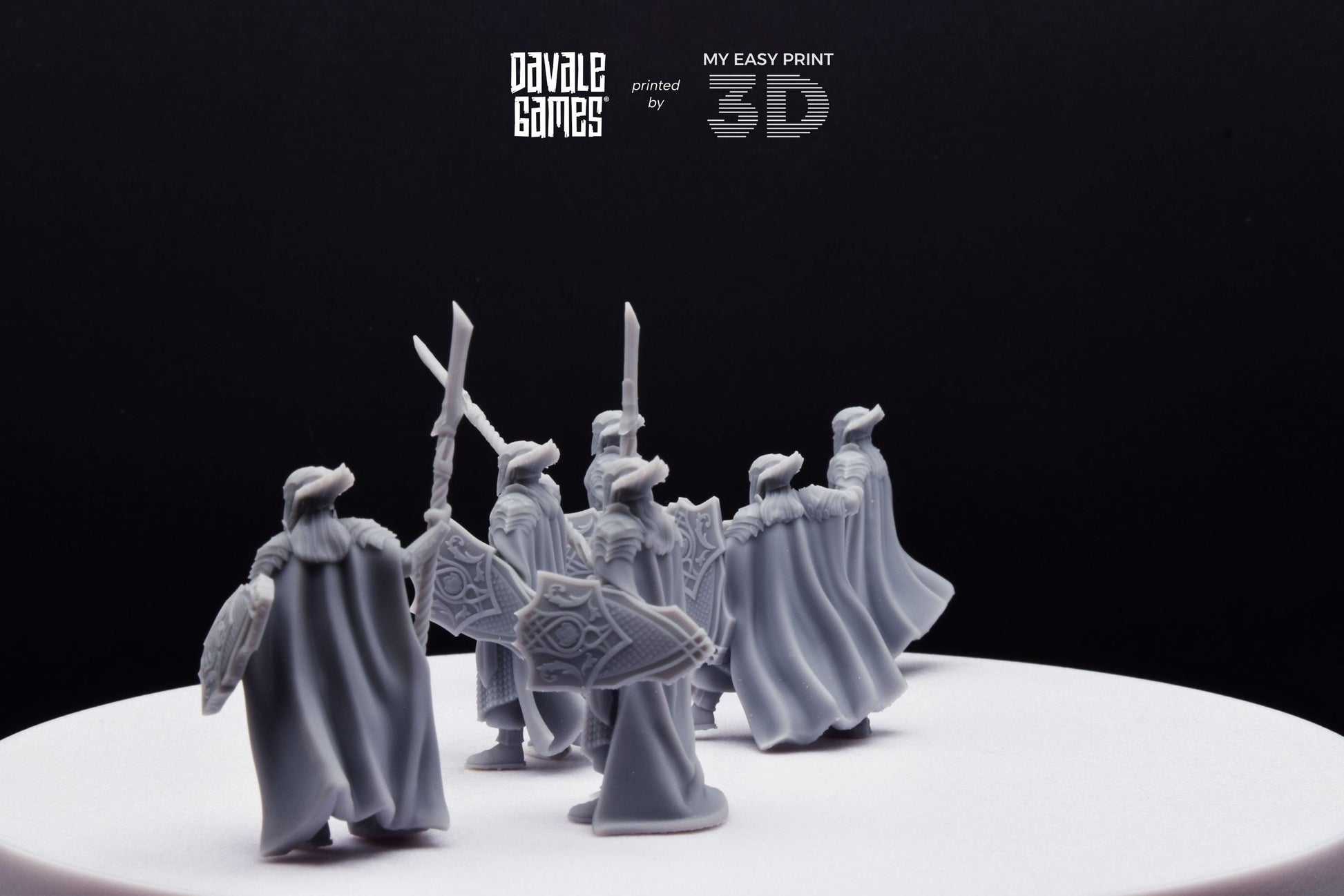 Wood Elf King Guard - Davale Games - 3D Printed with high quality resin for LOTR/D&D games